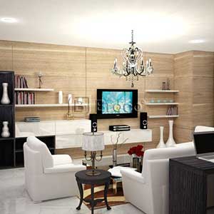 Broco Modern Living Room Cabinetry System
