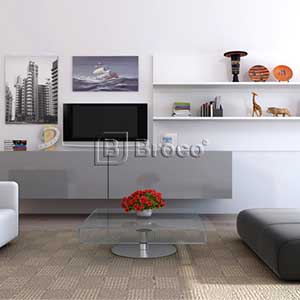 Broco Modern Living Room Cabinetry System