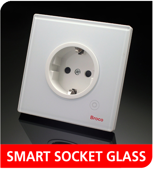 Broco Electrical - Smart Socket Glass